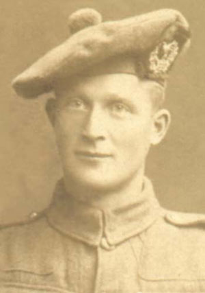 Pte Alex Pirie, 6 Batt Gordon Highlanders