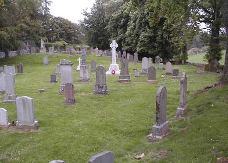 View of Kinnethmont Kirkyard