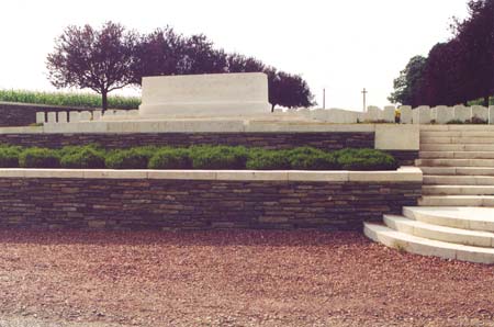 Savy Cemetery entrance