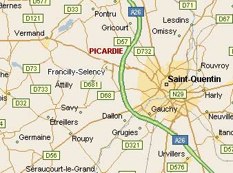 Francilly-Selency area map