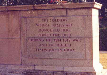 Madras Memorial 1914-1918