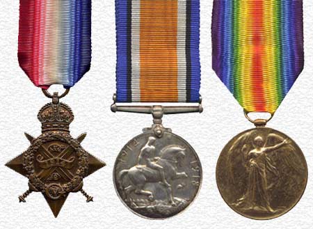 1914-1918 Medal Trio