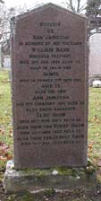 Daun family headstone at Premnay Kirkyard