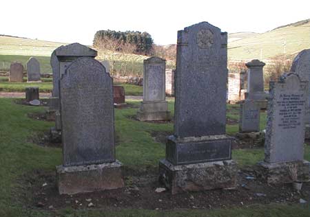 Leith family headstone at Leslie
