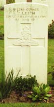 The grave of John Leith