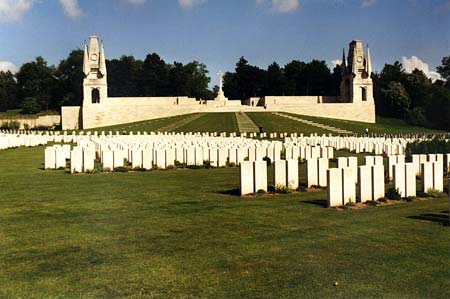 Entrance of Etaples Military Cemetery