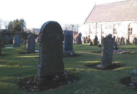 View of Gartly Kirkyard