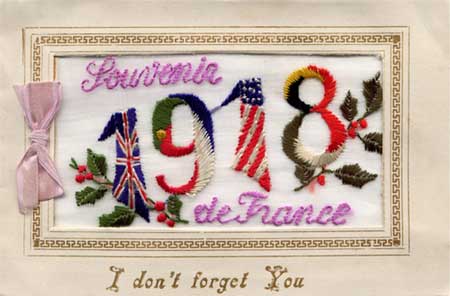French Greeting Postcard