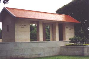 Chungkai War Cemetery entrance