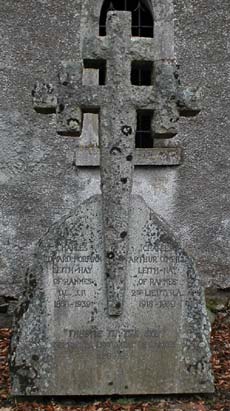 The Leith Hay family headstone
