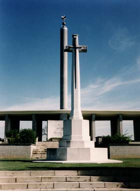 The Cross of Sacrifice at Kranji