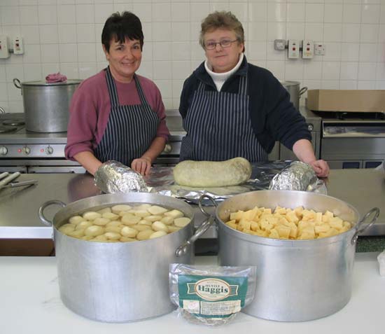 The cooks,  Kennethmont Burns Supper 2005