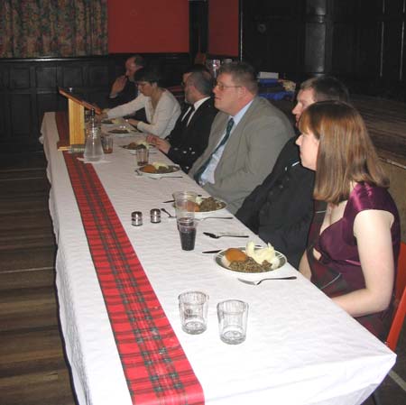 The top table