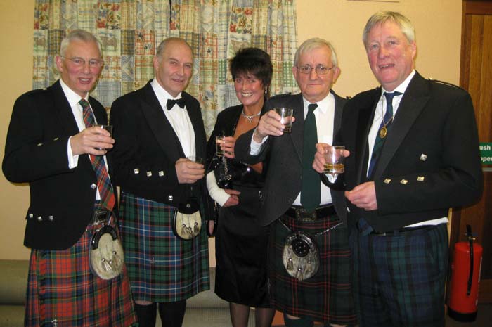 Kennethmont Burns Supper speakers 2011