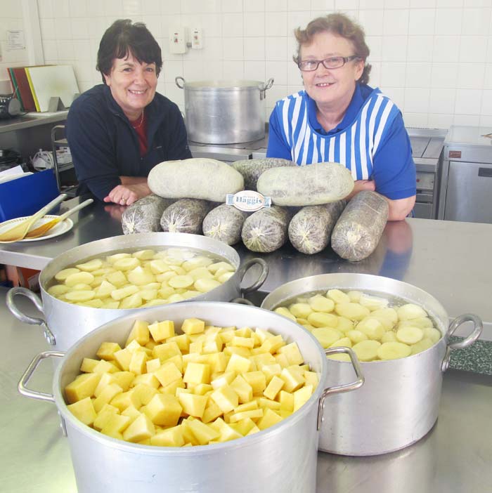 The cooks,  Kennethmont Burns Supper 2012