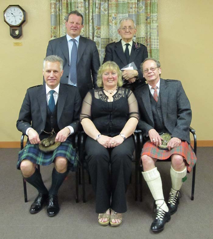Kennethmont Burns Supper speakers 2012