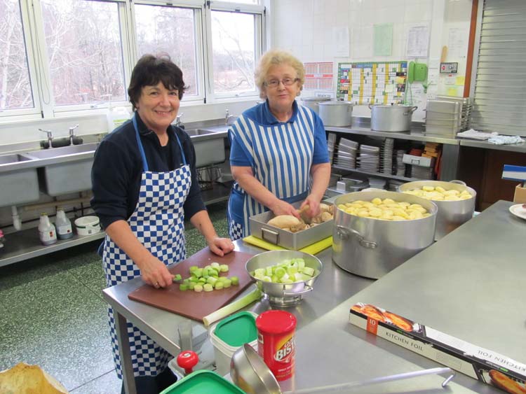 The cooks,  Kennethmont Burns Supper 2013